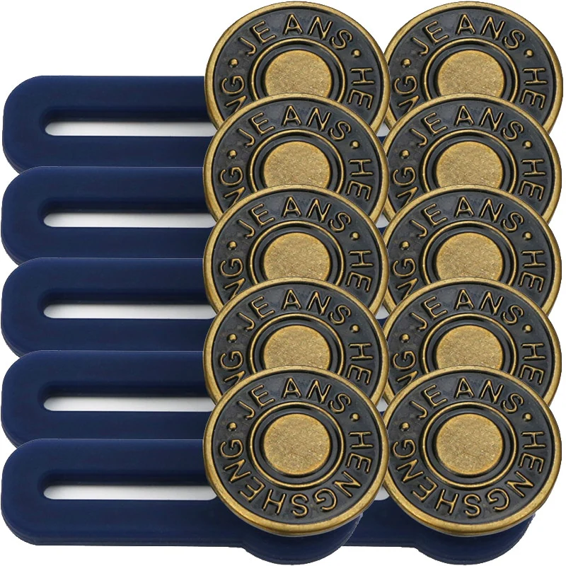 5/10PCS Metal Waist Button Extender - Image 29