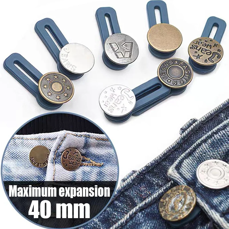 5/10PCS Metal Waist Button Extender - Image 47