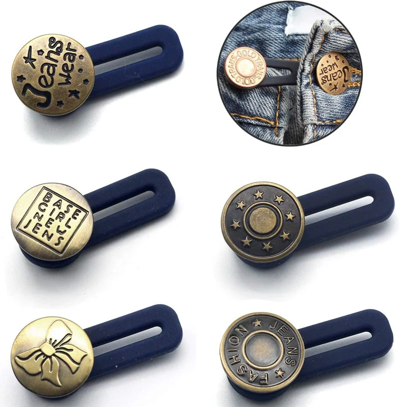 5/10PCS Metal Waist Button Extender - Image 48