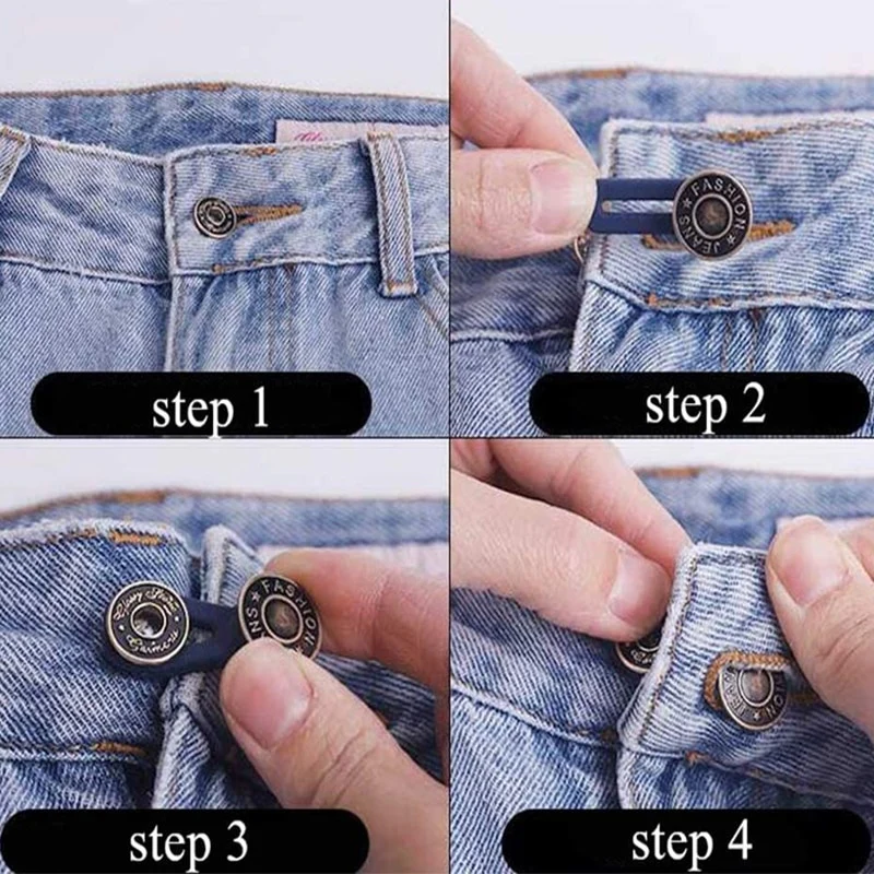 5/10PCS Metal Waist Button Extender - Image 51