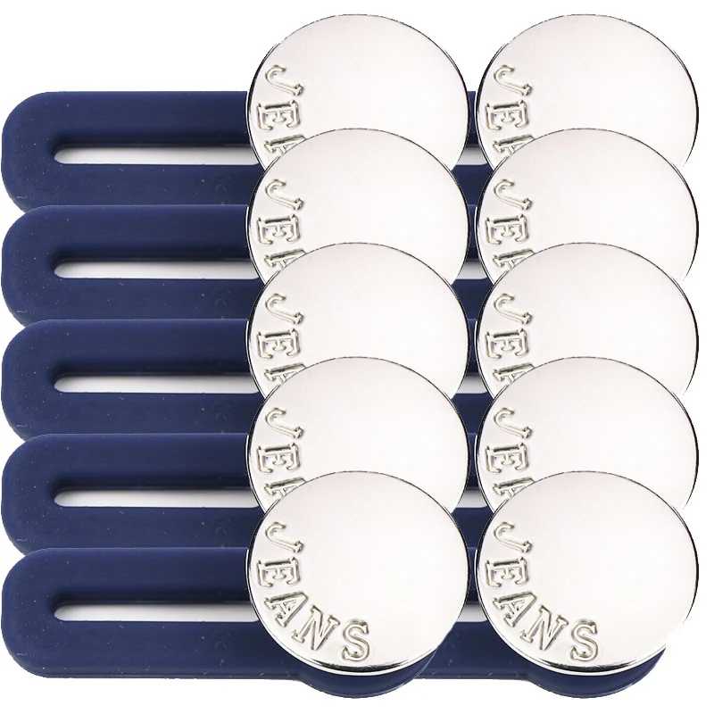 5/10PCS Metal Waist Button Extender - Image 7