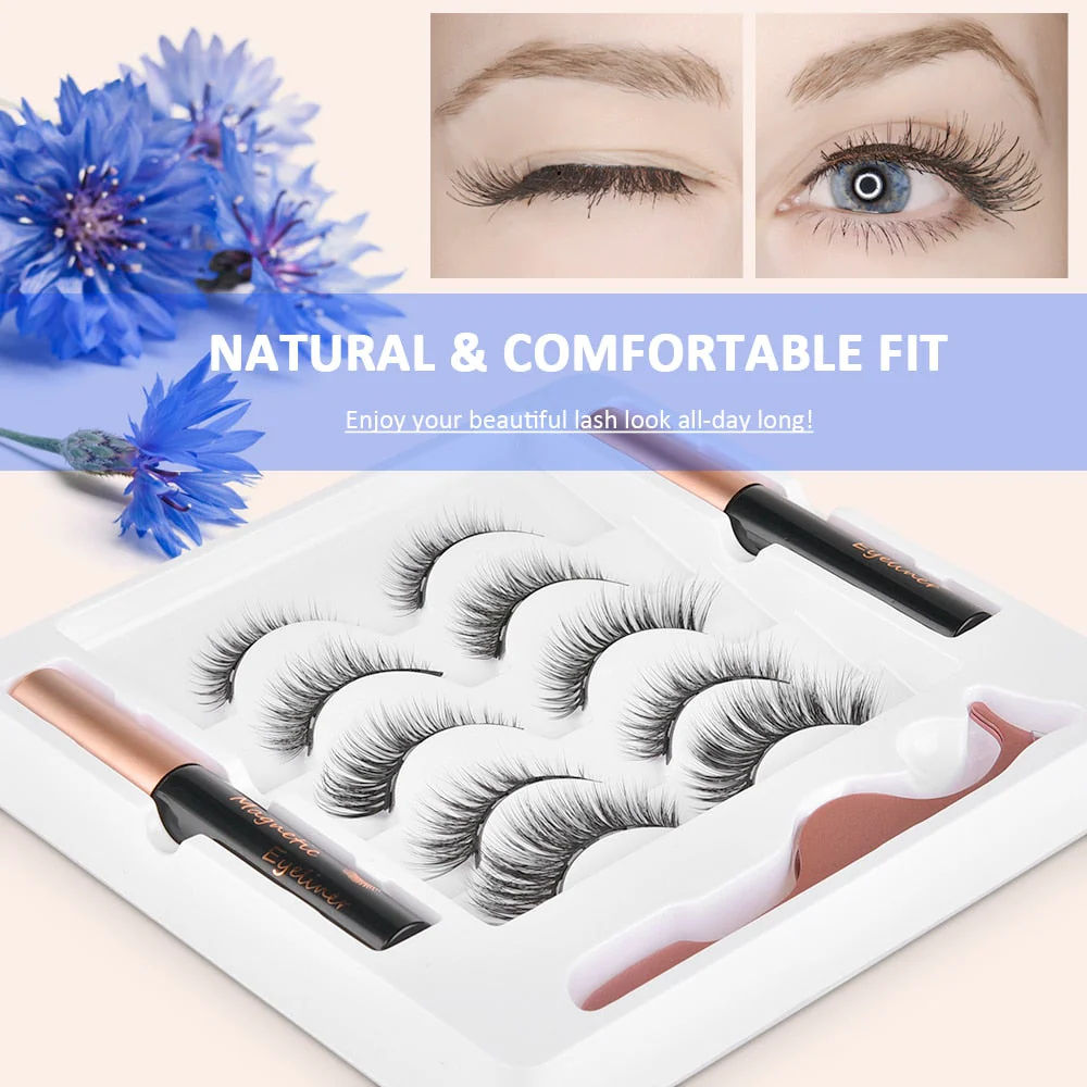 5-Pair Set Magnetic Eyelashes - Image 2