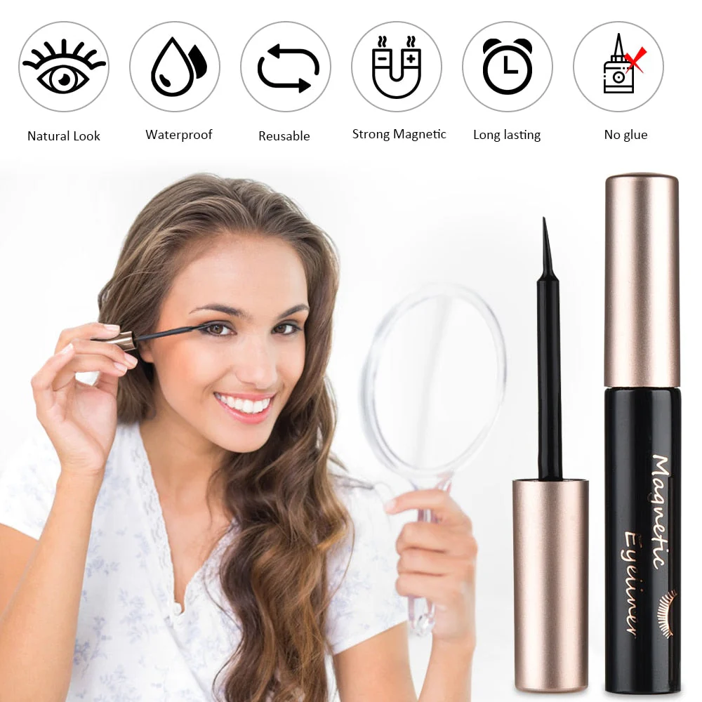5-Pair Set Magnetic Eyelashes - Image 6