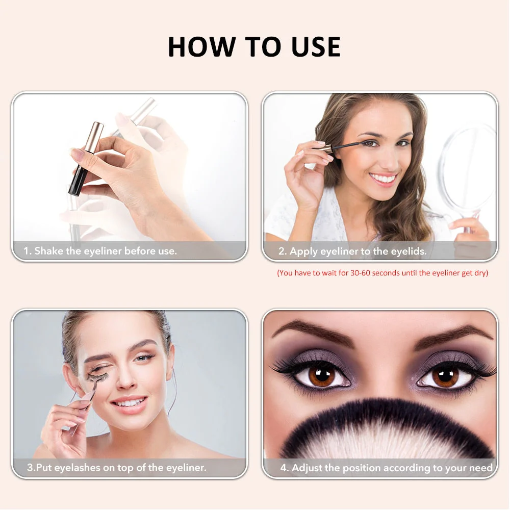 5-Pair Set Magnetic Eyelashes - Image 7