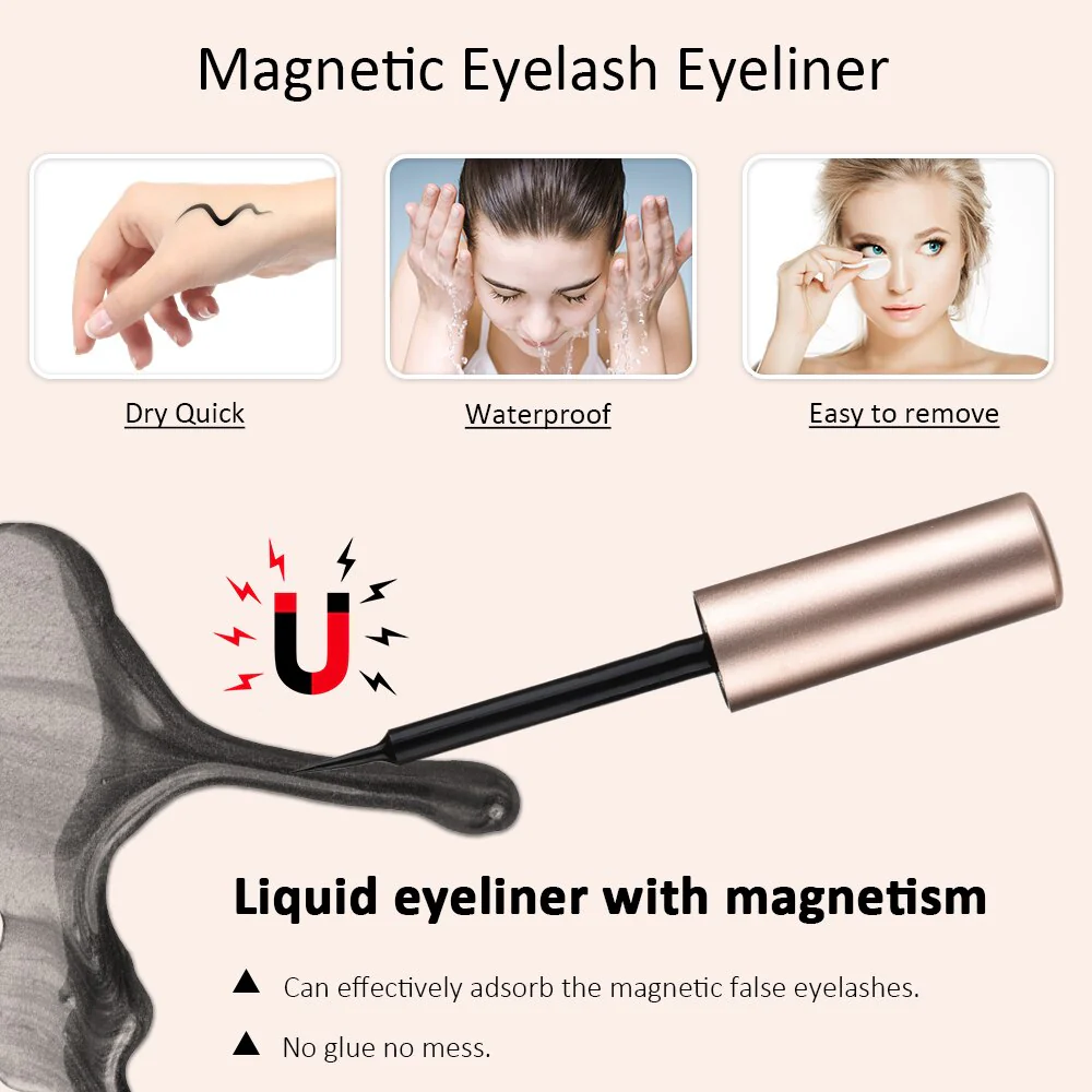 5-Pair Set Magnetic Eyelashes - Image 8