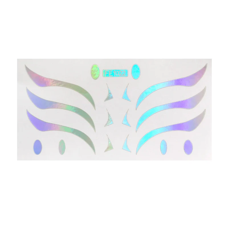 50 Styles Metalic Eyeshadow Glow Stickers - Image 13