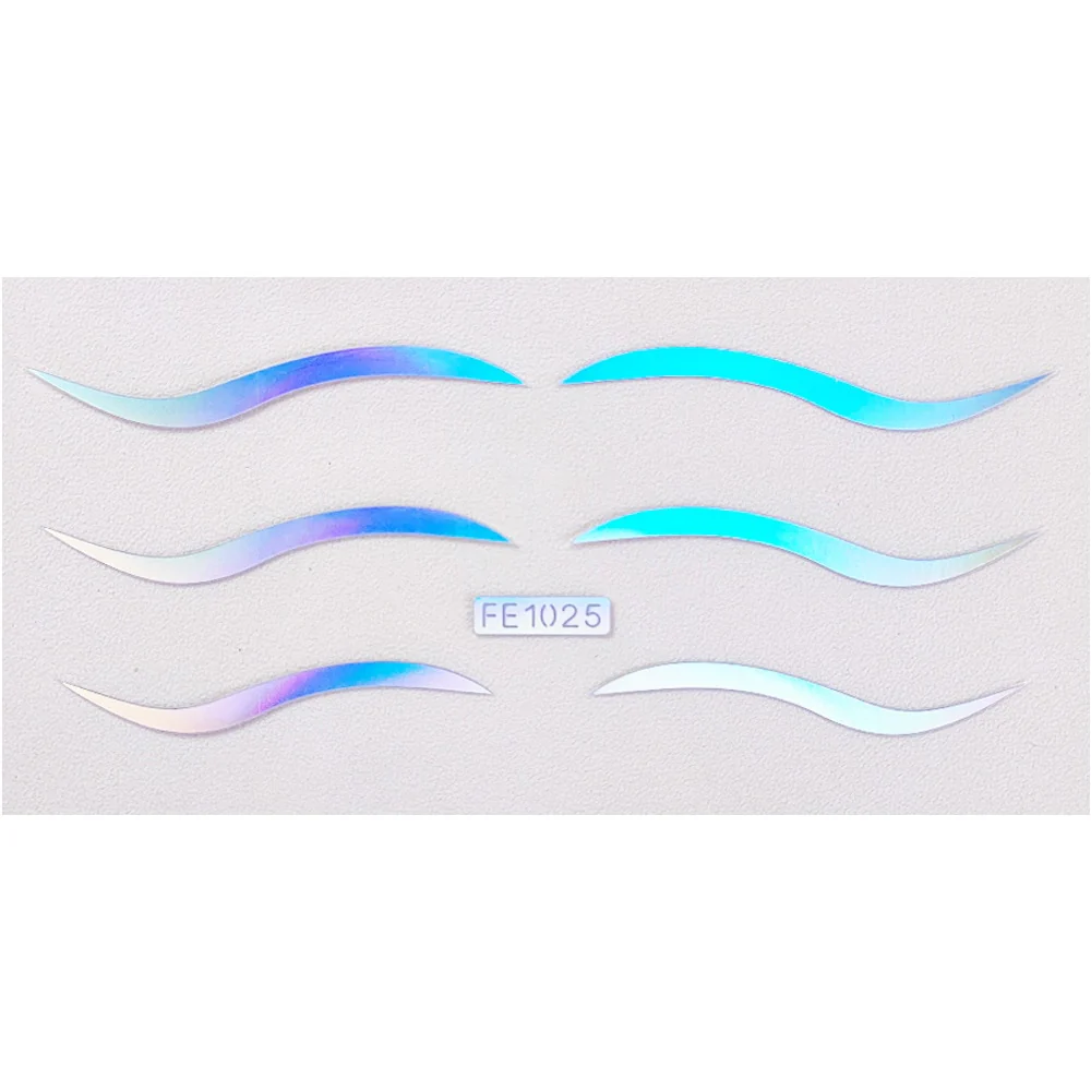 50 Styles Metalic Eyeshadow Glow Stickers - Image 14