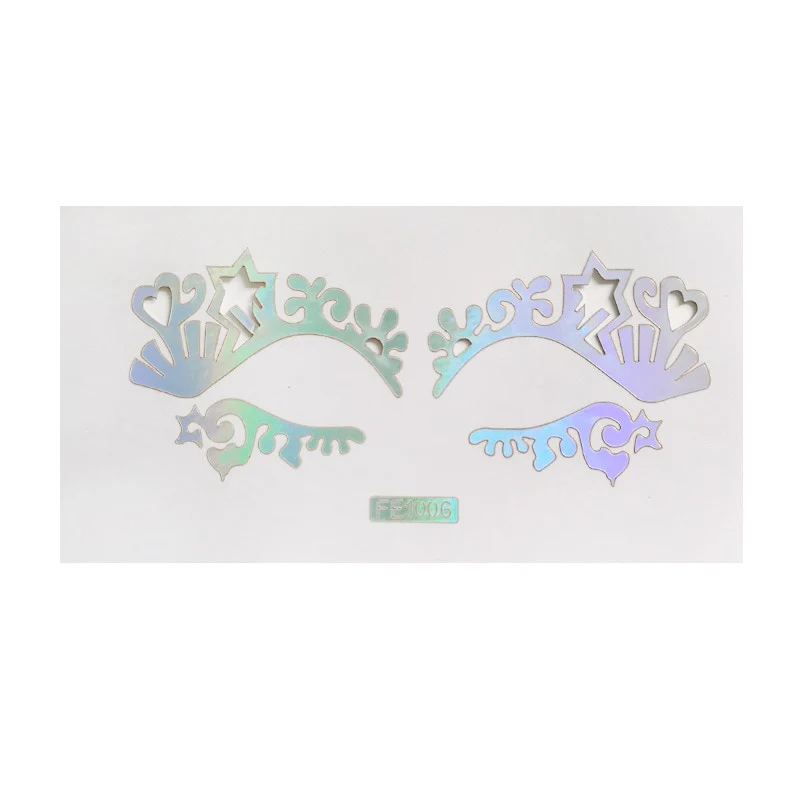 50 Styles Metalic Eyeshadow Glow Stickers - Image 16