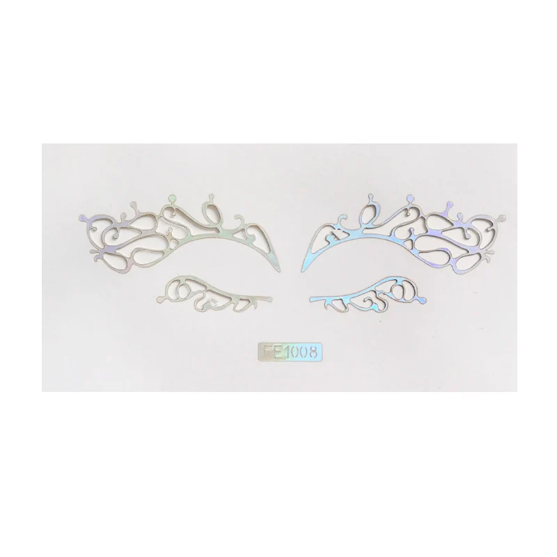 50 Styles Metalic Eyeshadow Glow Stickers - Image 19