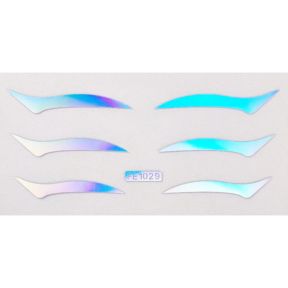 50 Styles Metalic Eyeshadow Glow Stickers - Image 22
