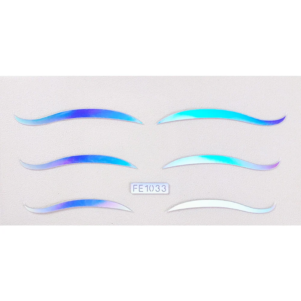50 Styles Metalic Eyeshadow Glow Stickers - Image 24