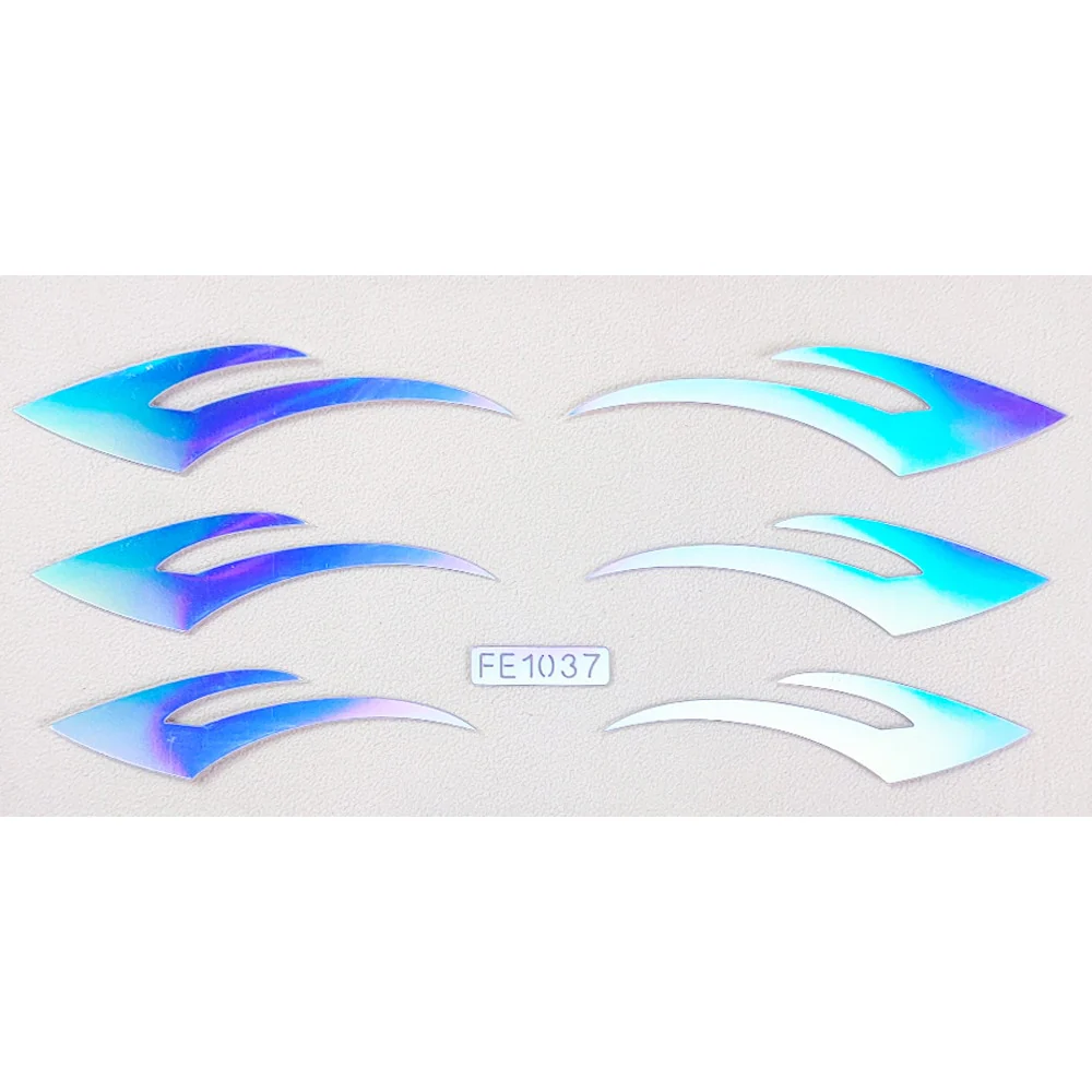 50 Styles Metalic Eyeshadow Glow Stickers - Image 27