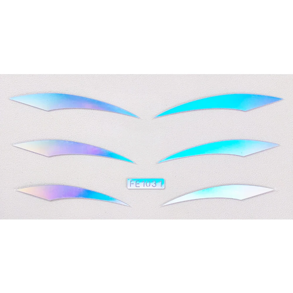 50 Styles Metalic Eyeshadow Glow Stickers - Image 29