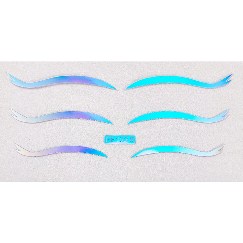 50 Styles Metalic Eyeshadow Glow Stickers - Image 3
