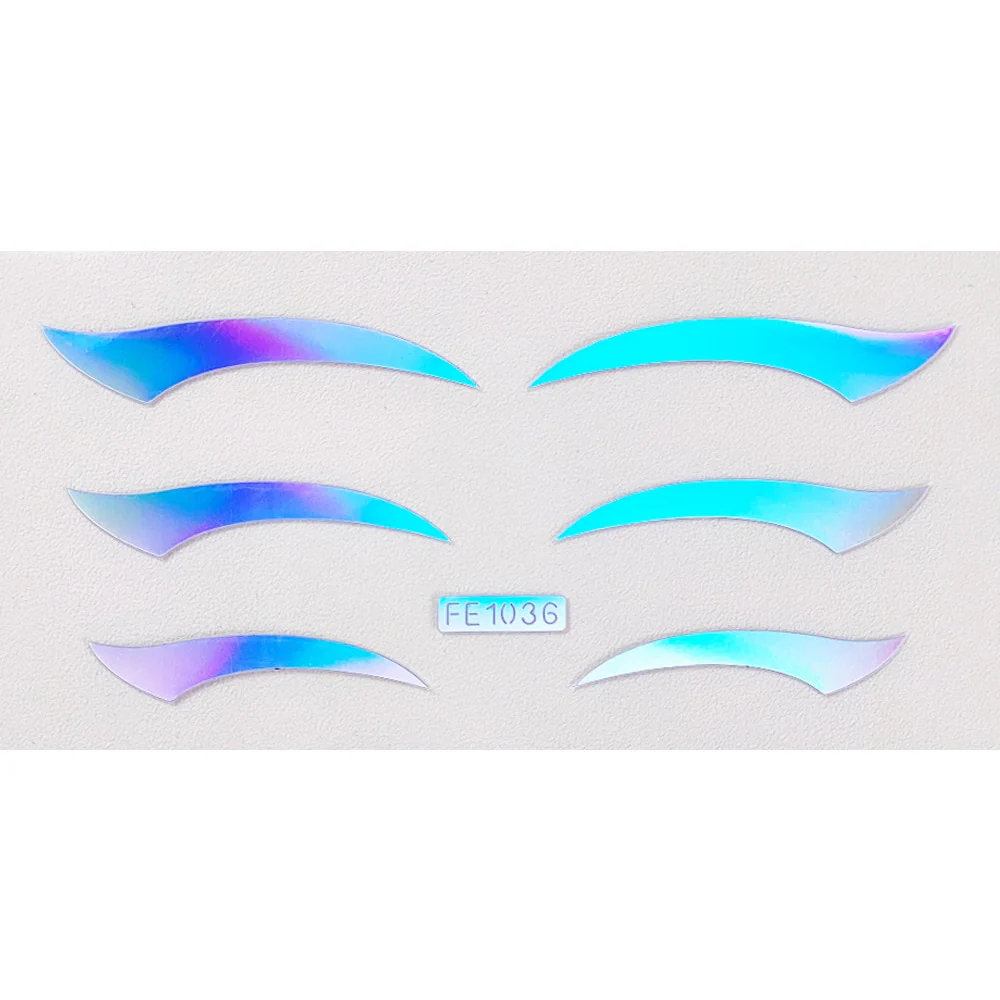 50 Styles Metalic Eyeshadow Glow Stickers - Image 39
