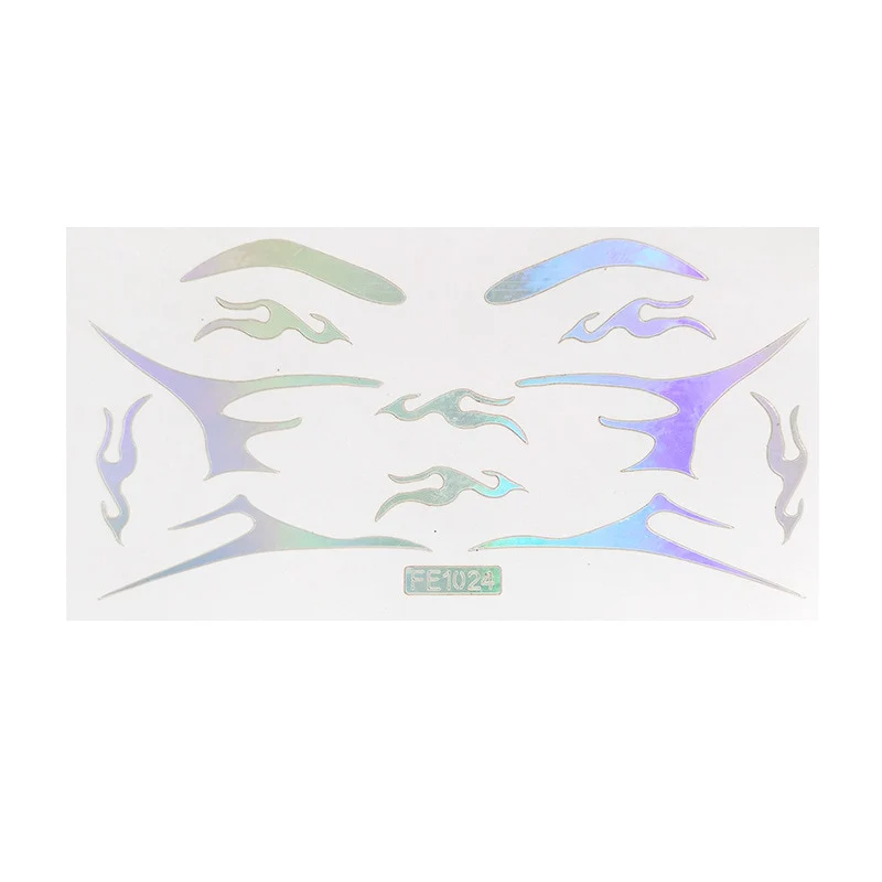 50 Styles Metalic Eyeshadow Glow Stickers - Image 4
