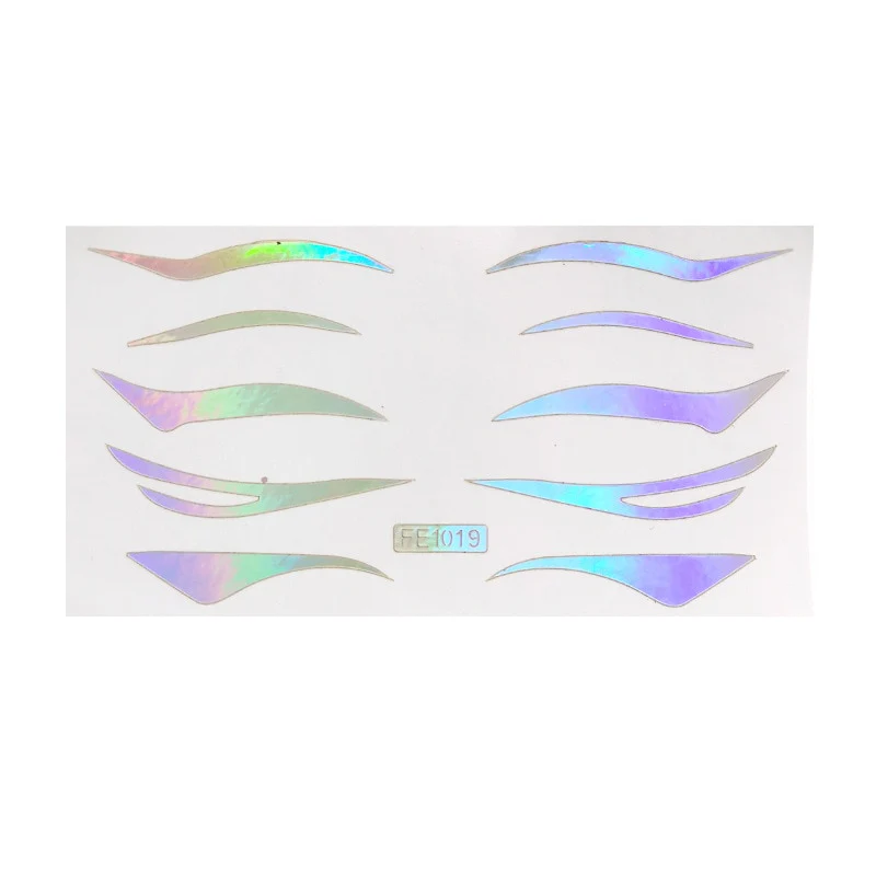 50 Styles Metalic Eyeshadow Glow Stickers - Image 40
