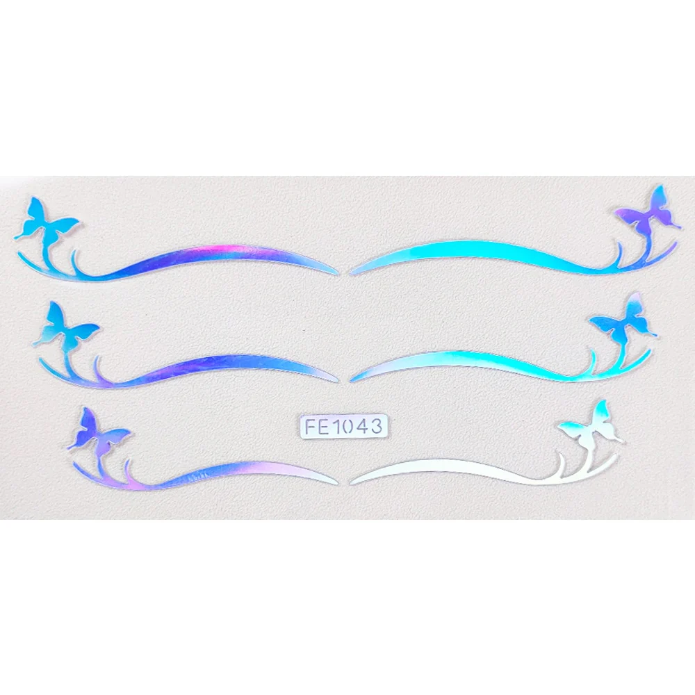 50 Styles Metalic Eyeshadow Glow Stickers - Image 42