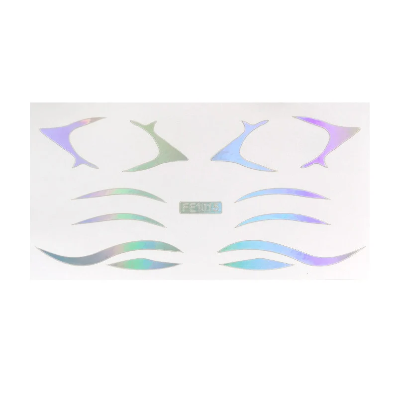 50 Styles Metalic Eyeshadow Glow Stickers - Image 43