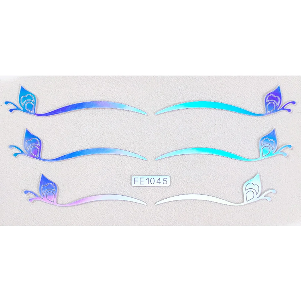 50 Styles Metalic Eyeshadow Glow Stickers - Image 45