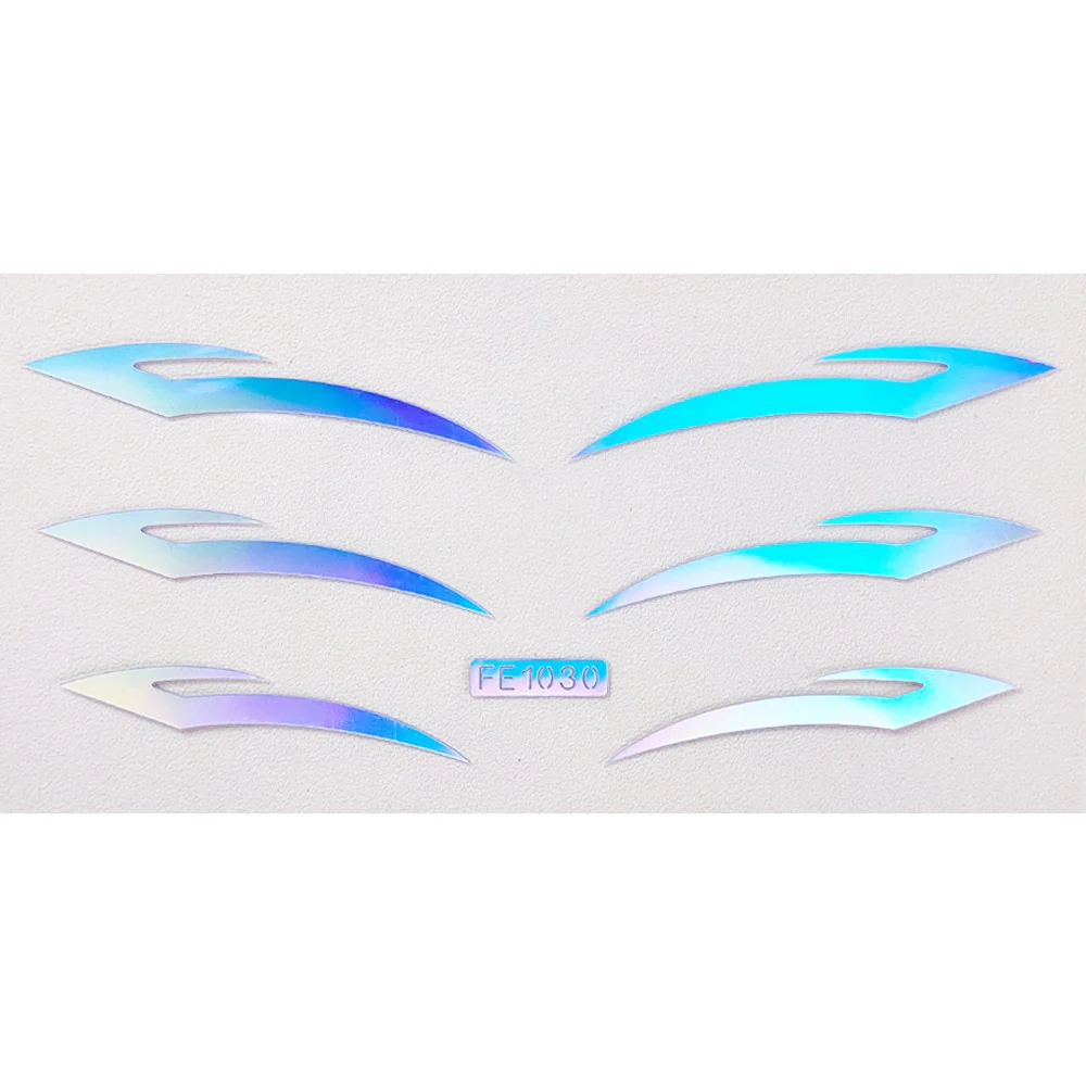 50 Styles Metalic Eyeshadow Glow Stickers - Image 46