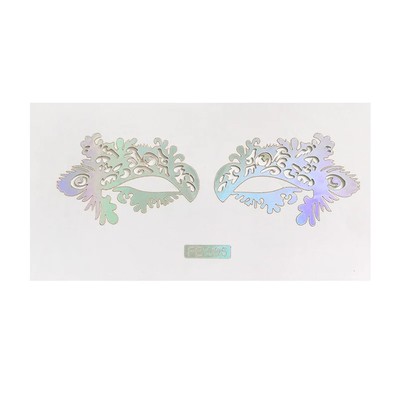 50 Styles Metalic Eyeshadow Glow Stickers - Image 48