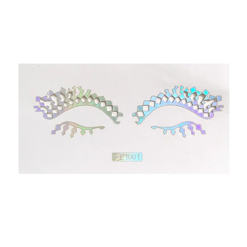 50 Styles Metalic Eyeshadow Glow Stickers - Image 5