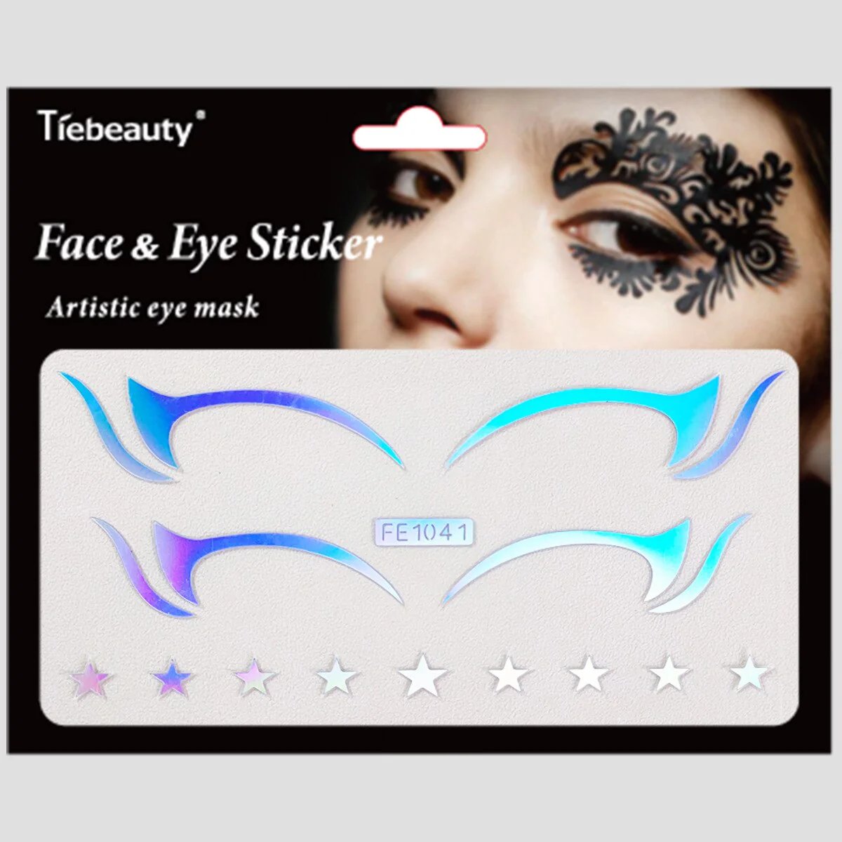 50 Styles Metalic Eyeshadow Glow Stickers - Image 51