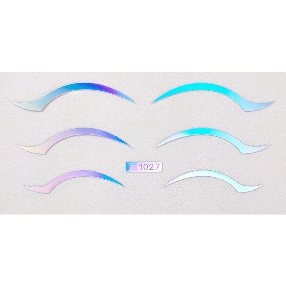 50 Styles Metalic Eyeshadow Glow Stickers - Image 7