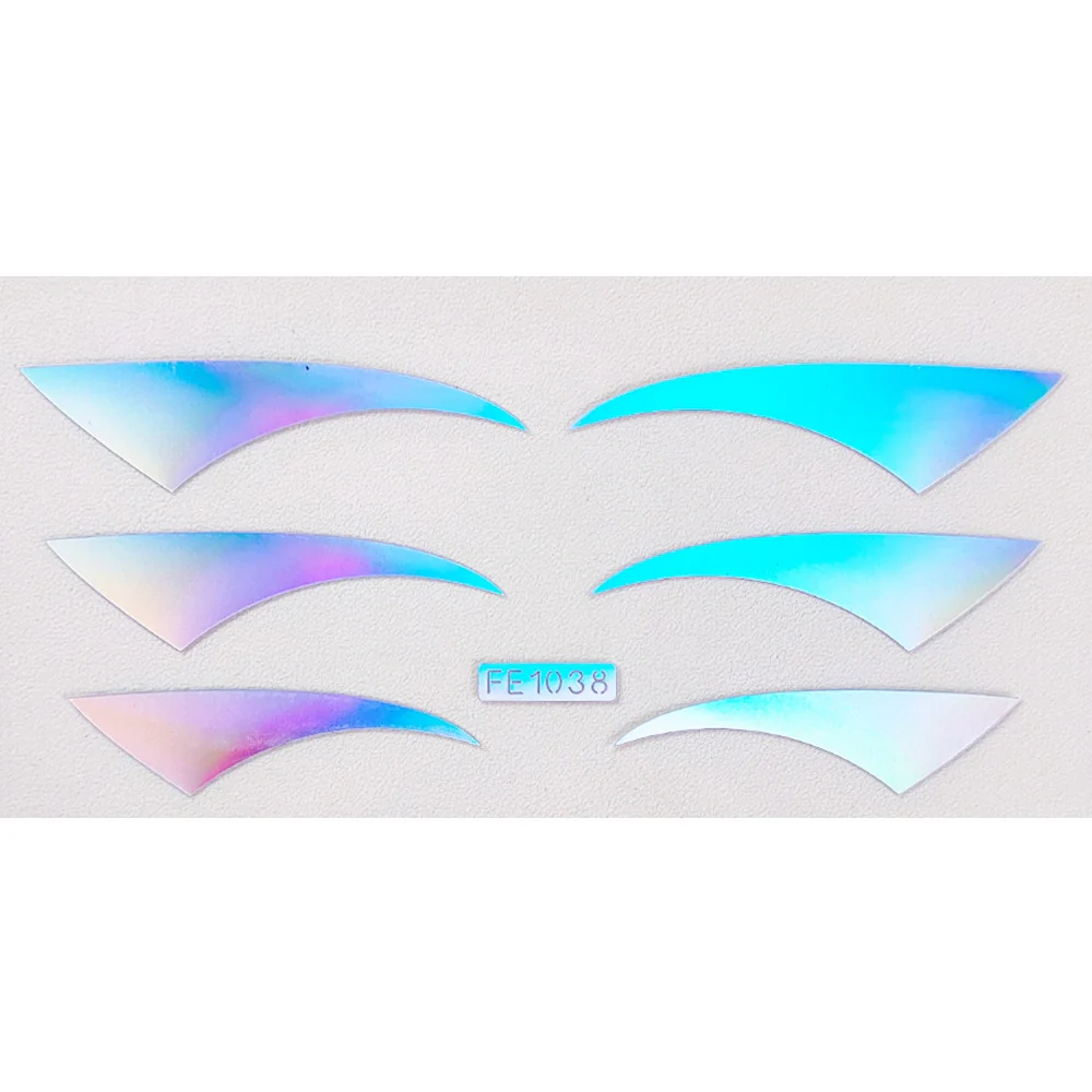 50 Styles Metalic Eyeshadow Glow Stickers - Image 8