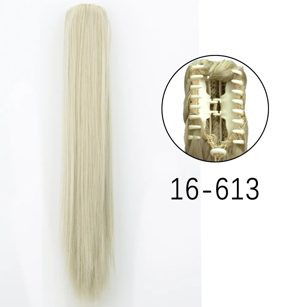 50 Styles Synthetic Long Straight Hair Claw - Image 11