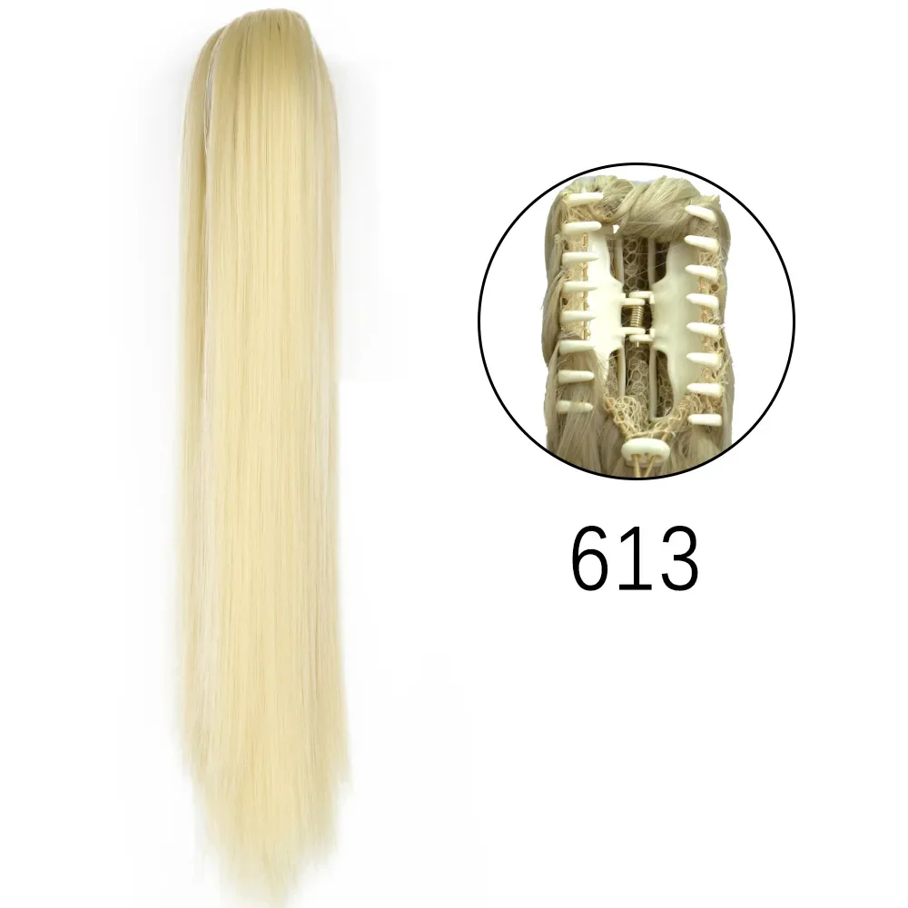 50 Styles Synthetic Long Straight Hair Claw - Image 14