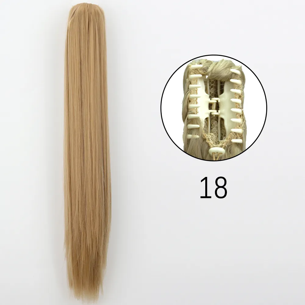 50 Styles Synthetic Long Straight Hair Claw - Image 15