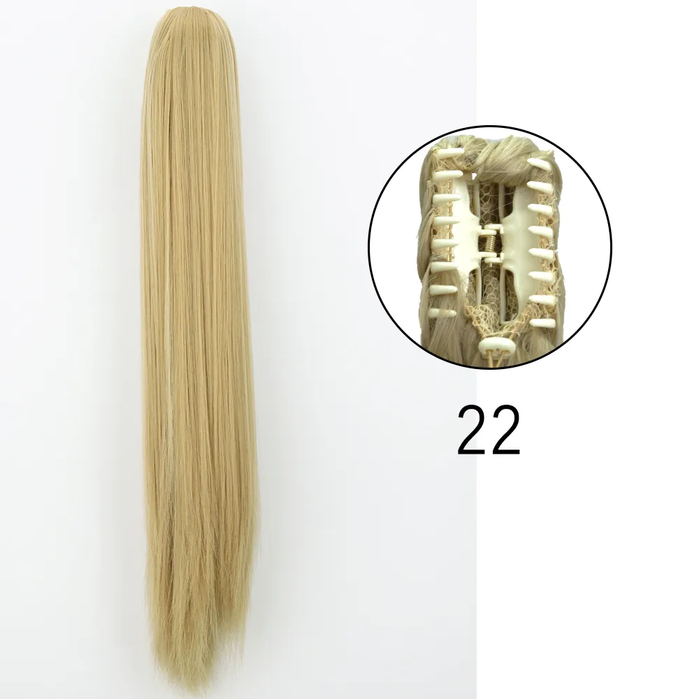 50 Styles Synthetic Long Straight Hair Claw - Image 16