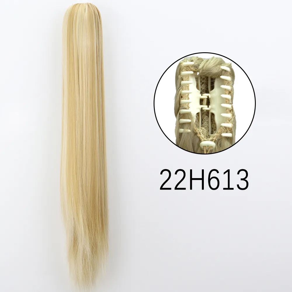 50 Styles Synthetic Long Straight Hair Claw - Image 17