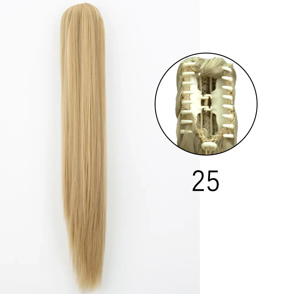 50 Styles Synthetic Long Straight Hair Claw - Image 18