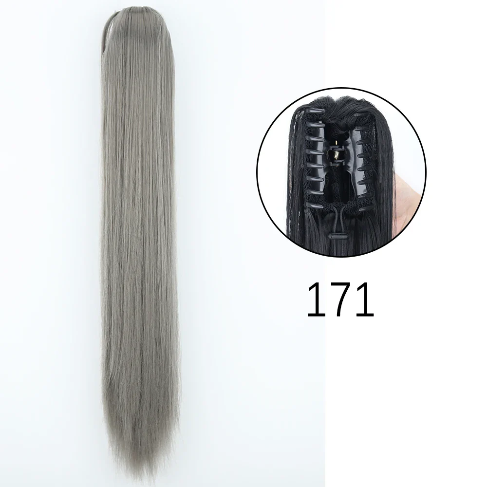 50 Styles Synthetic Long Straight Hair Claw - Image 20