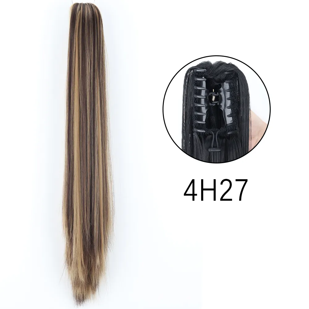 50 Styles Synthetic Long Straight Hair Claw - Image 22