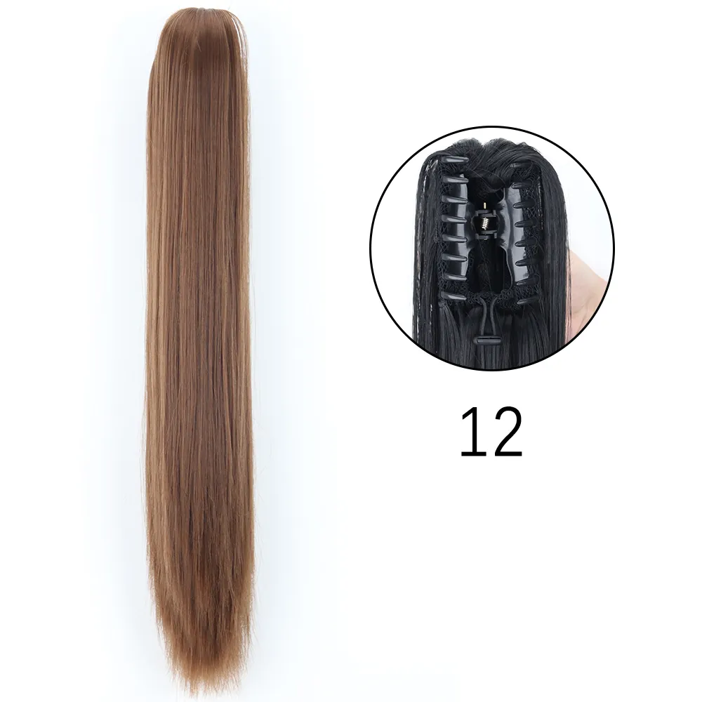 50 Styles Synthetic Long Straight Hair Claw - Image 25
