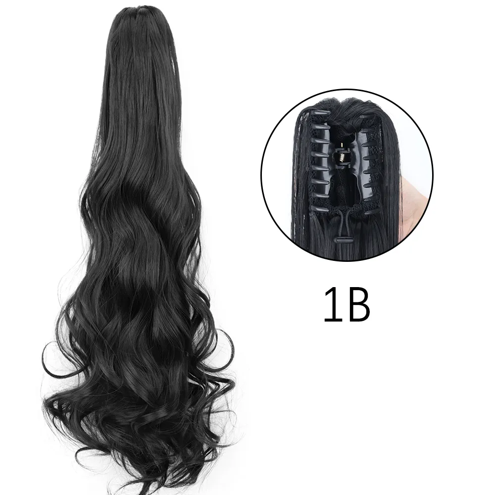 50 Styles Synthetic Long Straight Hair Claw - Image 28