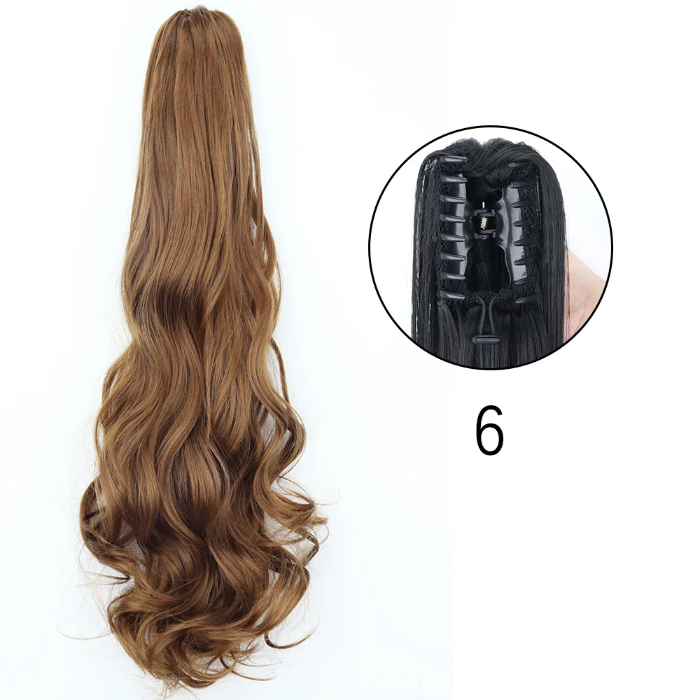 50 Styles Synthetic Long Straight Hair Claw - Image 33