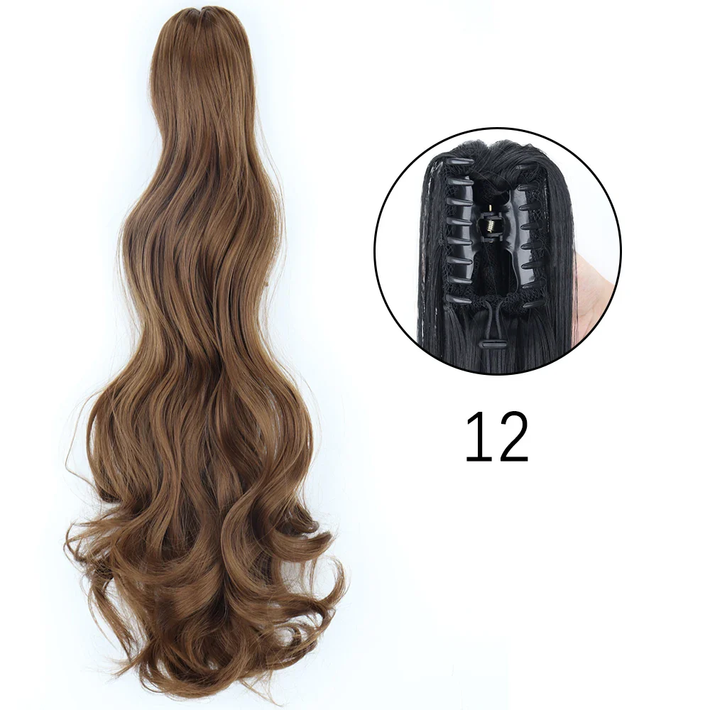 50 Styles Synthetic Long Straight Hair Claw - Image 35