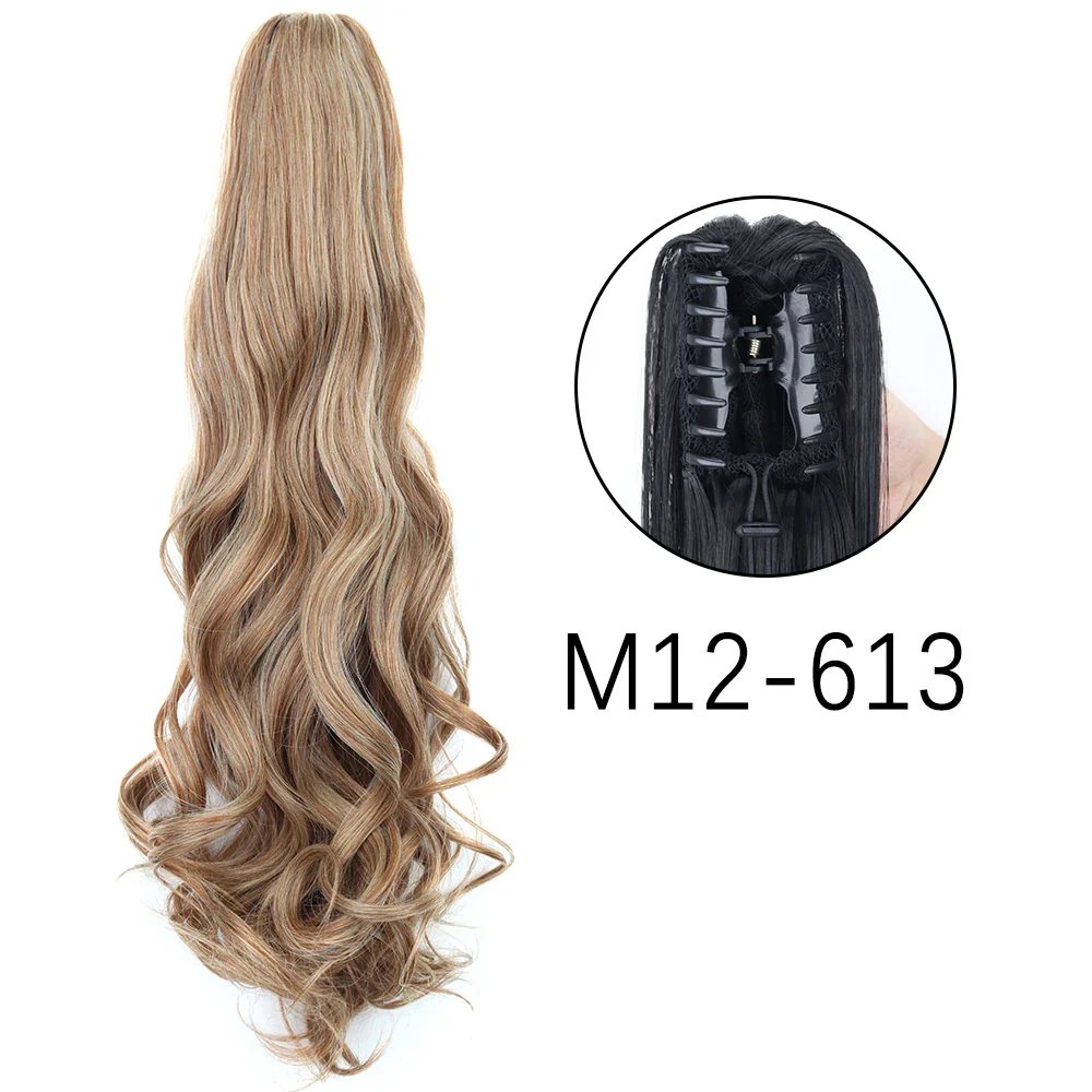 50 Styles Synthetic Long Straight Hair Claw - Image 37