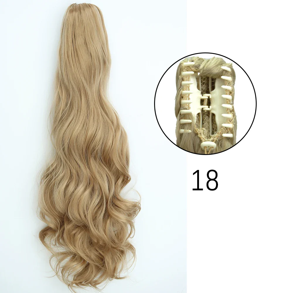 50 Styles Synthetic Long Straight Hair Claw - Image 38