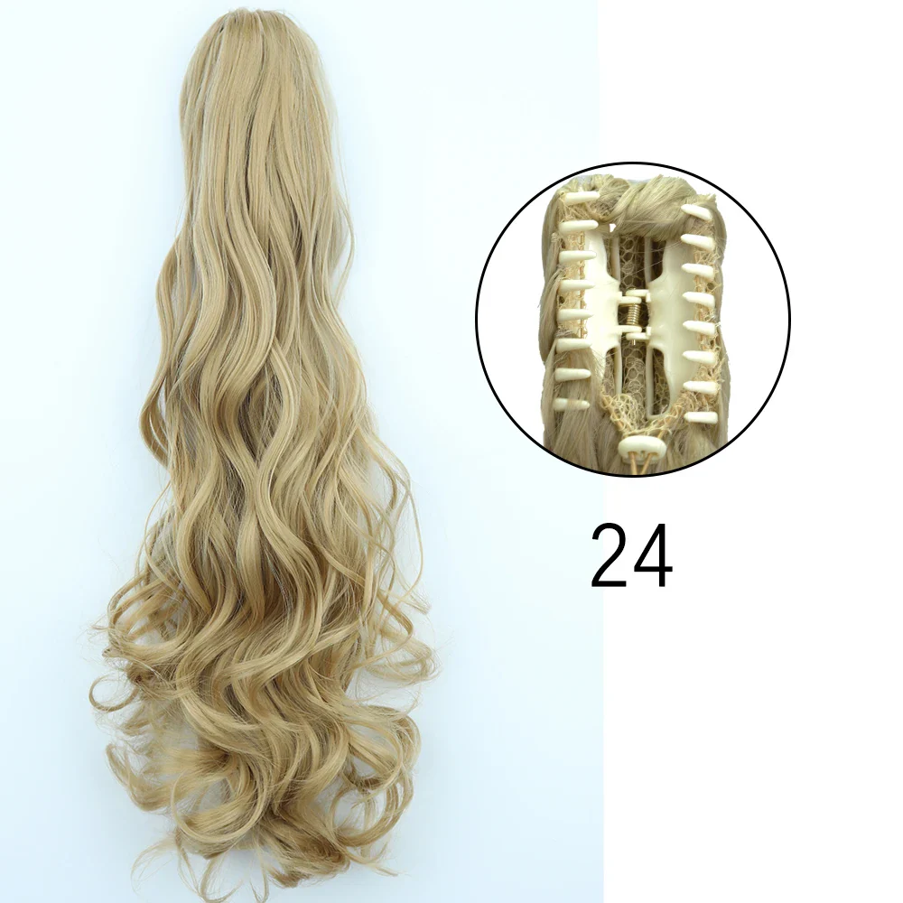 50 Styles Synthetic Long Straight Hair Claw - Image 41