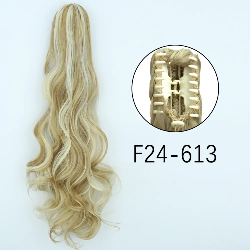 50 Styles Synthetic Long Straight Hair Claw - Image 43