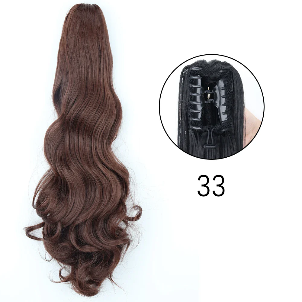 50 Styles Synthetic Long Straight Hair Claw - Image 49