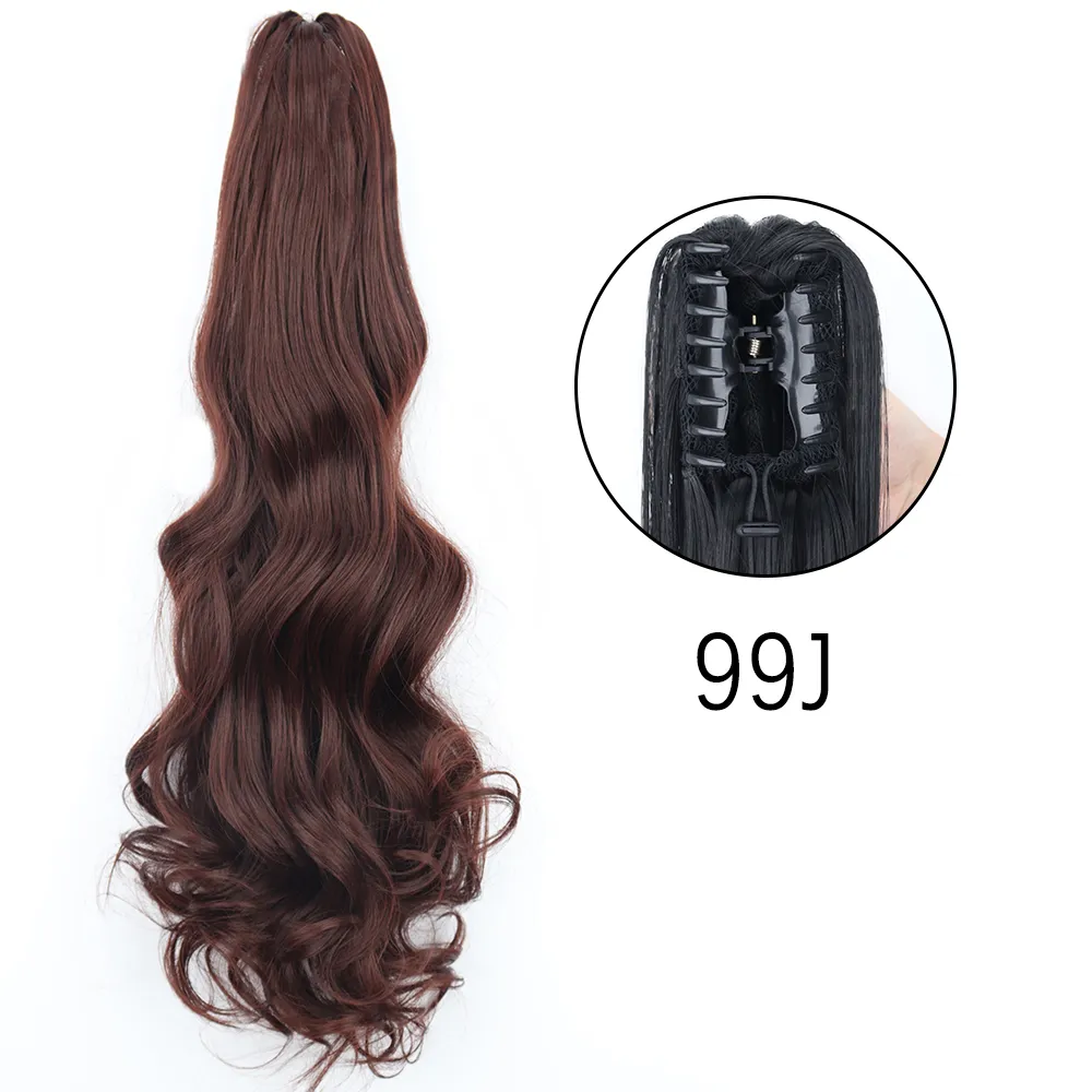 50 Styles Synthetic Long Straight Hair Claw - Image 50