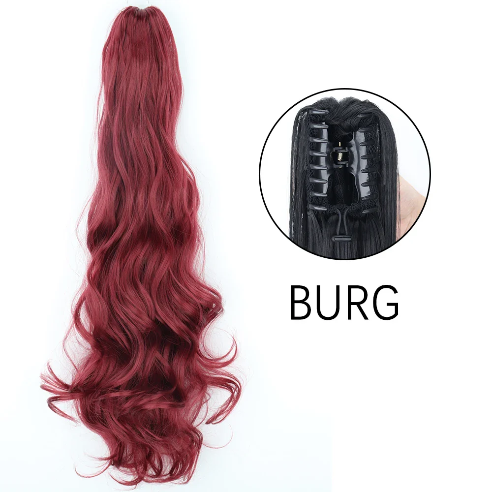 50 Styles Synthetic Long Straight Hair Claw - Image 51