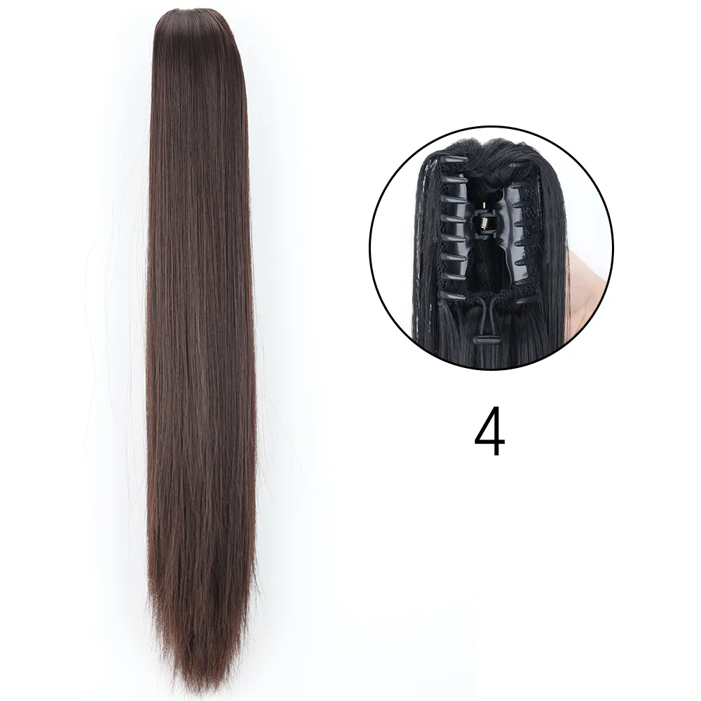 50 Styles Synthetic Long Straight Hair Claw - Image 9